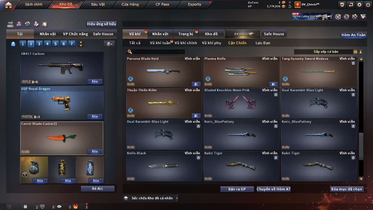 shop acc cf uy tin gia re